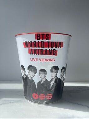 BTS World Tour Arirang Live Viewing Popcorn Bucket
